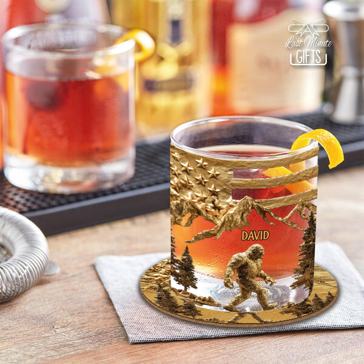 Sasquatch - Personalized Whisky Whiskey Decanter Set