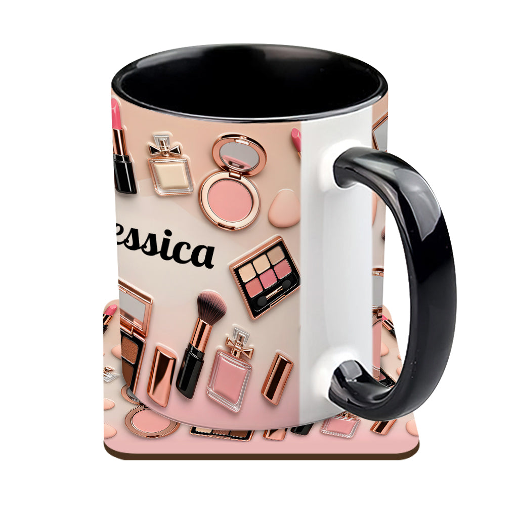 Makeup Artist - Personalized Makeup Accent Mug & Coaster