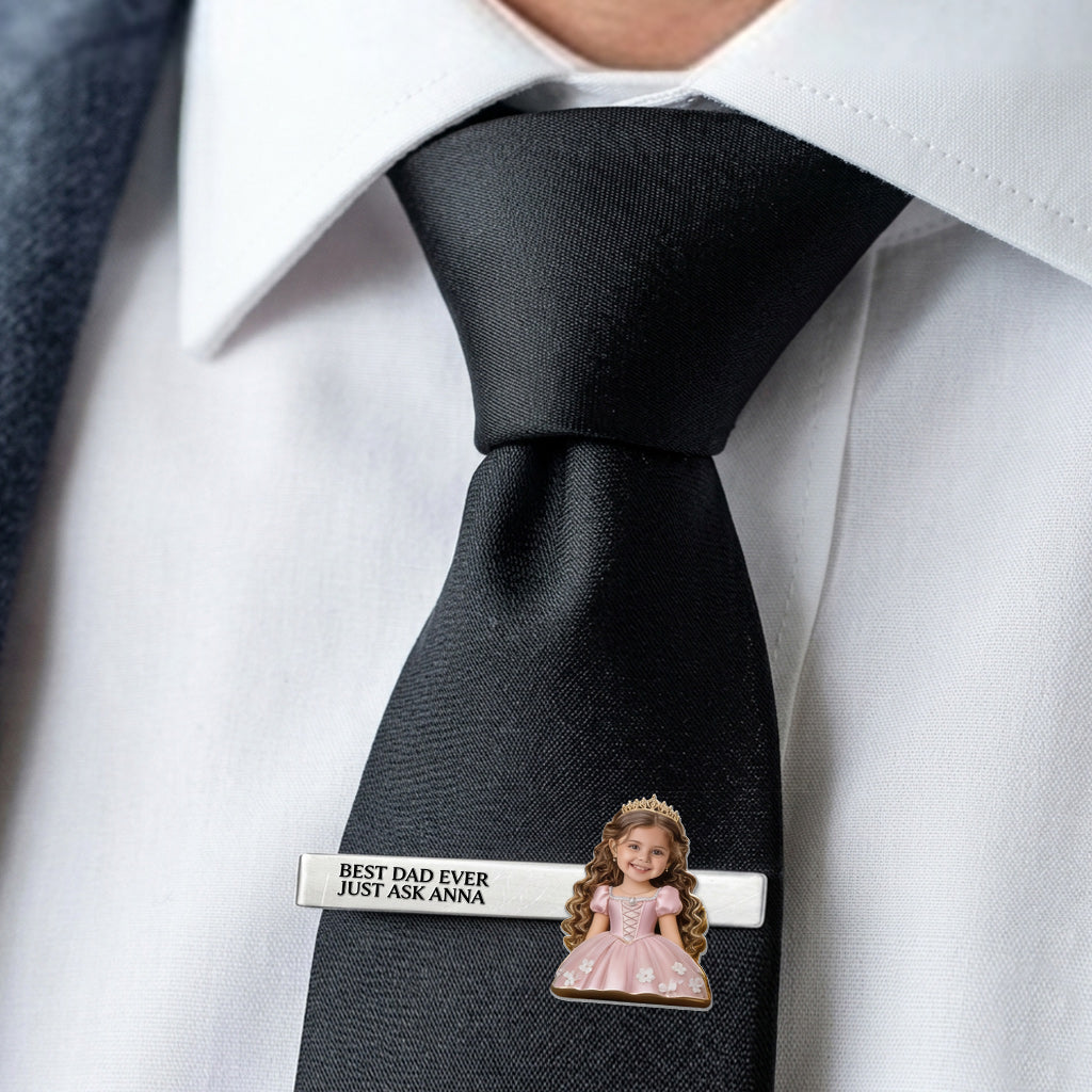 Perfect Father's Day Gift - Personalized Father Tie Clip