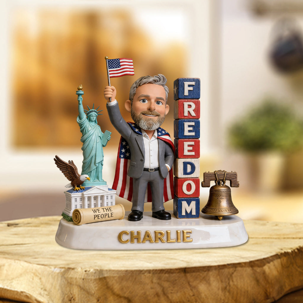 Patriotic Gift For Colleague - Personalized Colleague Custom Shaped Acrylic Plaque