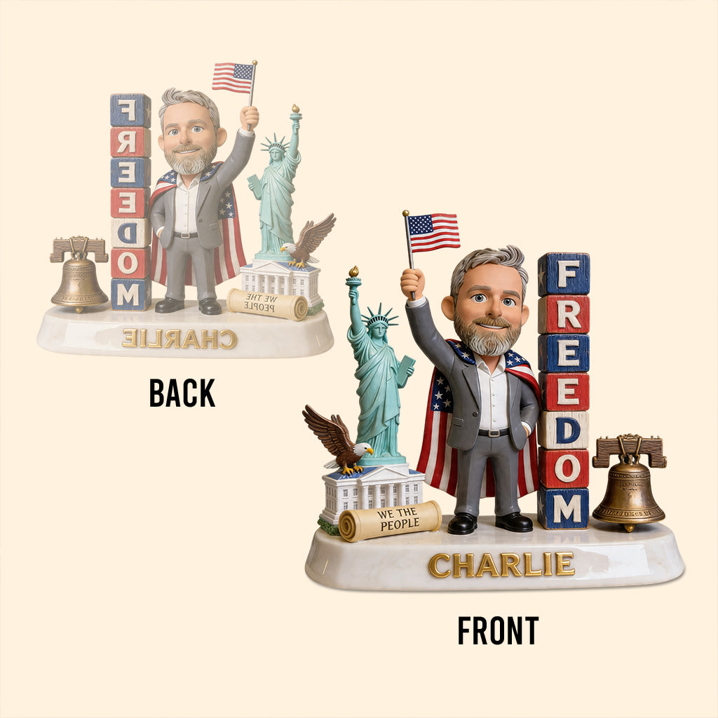 Patriotic Gift For Colleague - Personalized Colleague Custom Shaped Acrylic Plaque