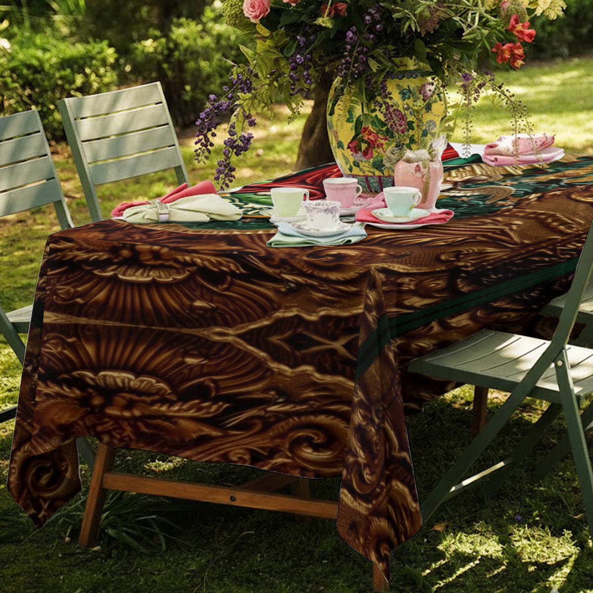 Our Lady Of Guadalupe - Personalized Christian Table Cloth Cover