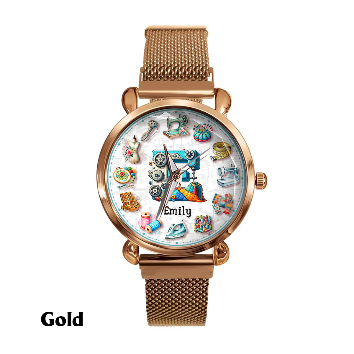 Sewing Is My Therapy - Personalized Sewing Women Hand Watch