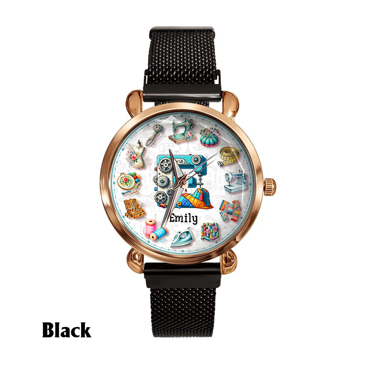 Sewing Is My Therapy - Personalized Sewing Women Hand Watch