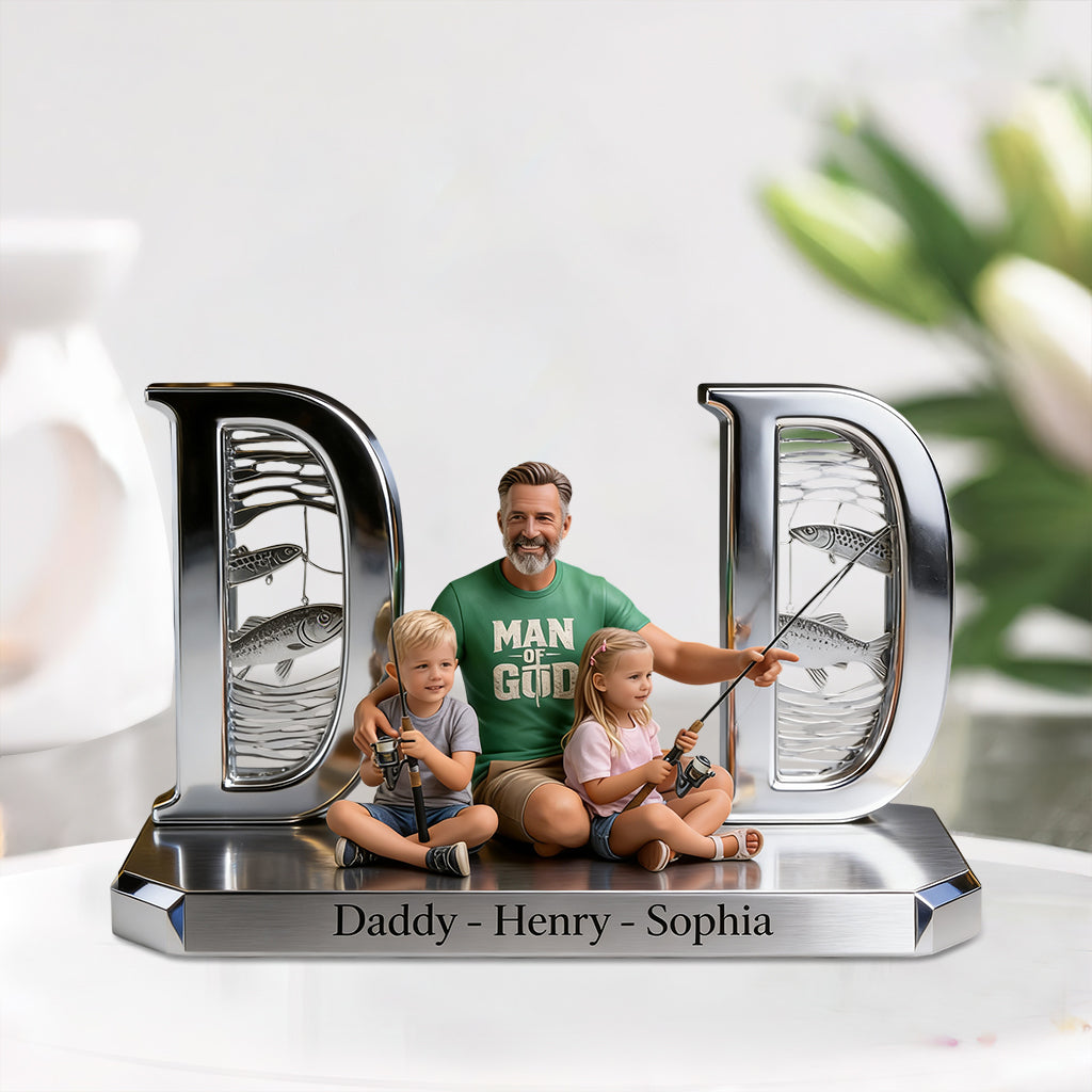 Luxury Dad & Hobby - Personalized Father Custom Shaped Acrylic Plaque