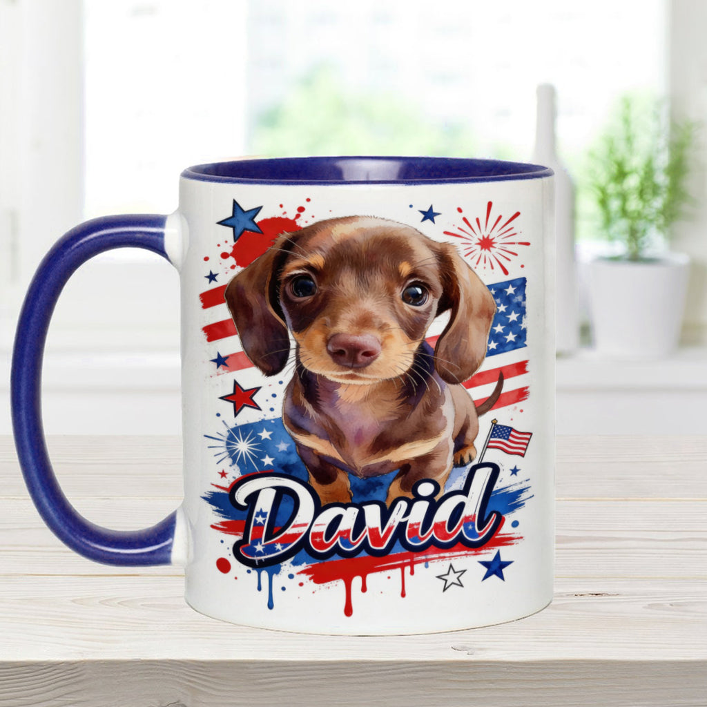 Love Dog - Personalized Dog Accent Mug