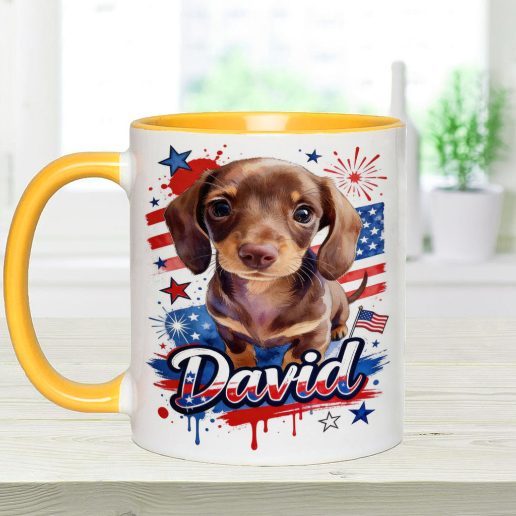 Love Dog - Personalized Dog Accent Mug