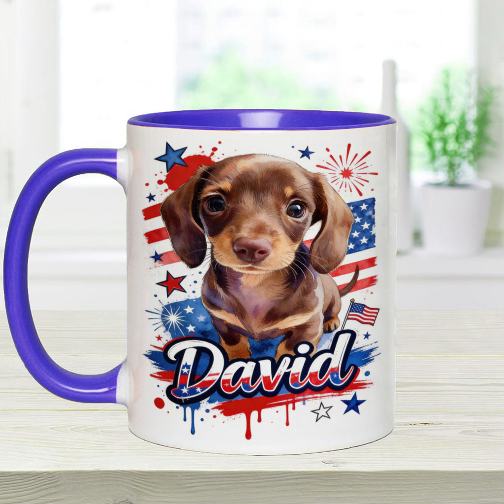 Love Dog - Personalized Dog Accent Mug