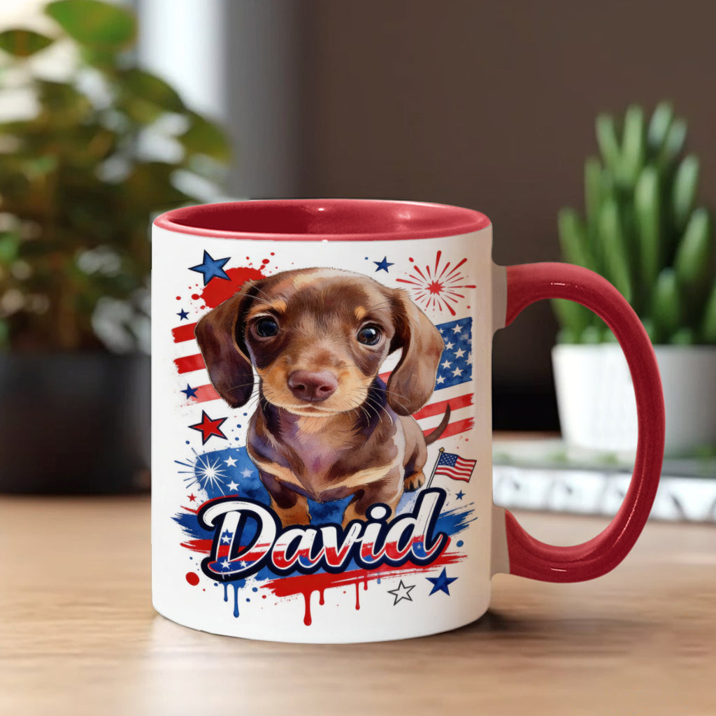 Love Dog - Personalized Dog Accent Mug