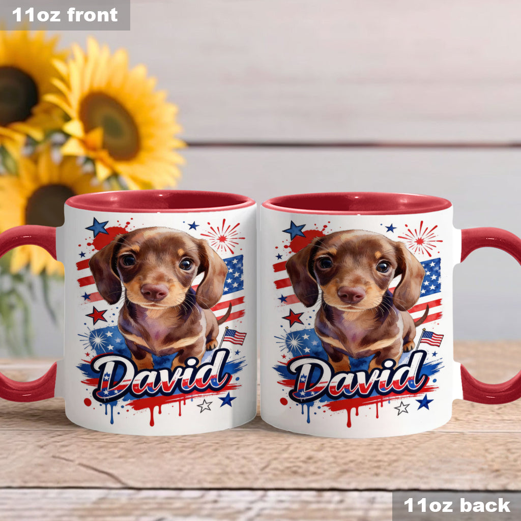 Love Dog - Personalized Dog Accent Mug