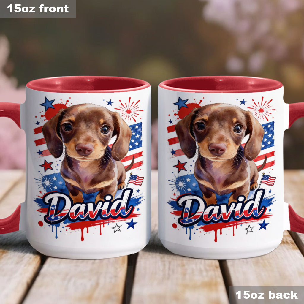 Love Dog - Personalized Dog Accent Mug