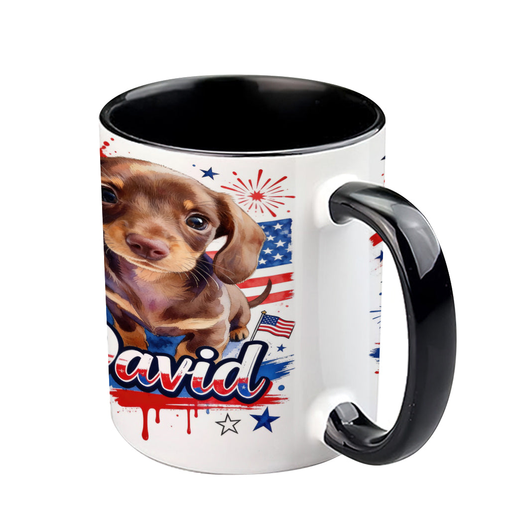Love Dog - Personalized Dog Accent Mug