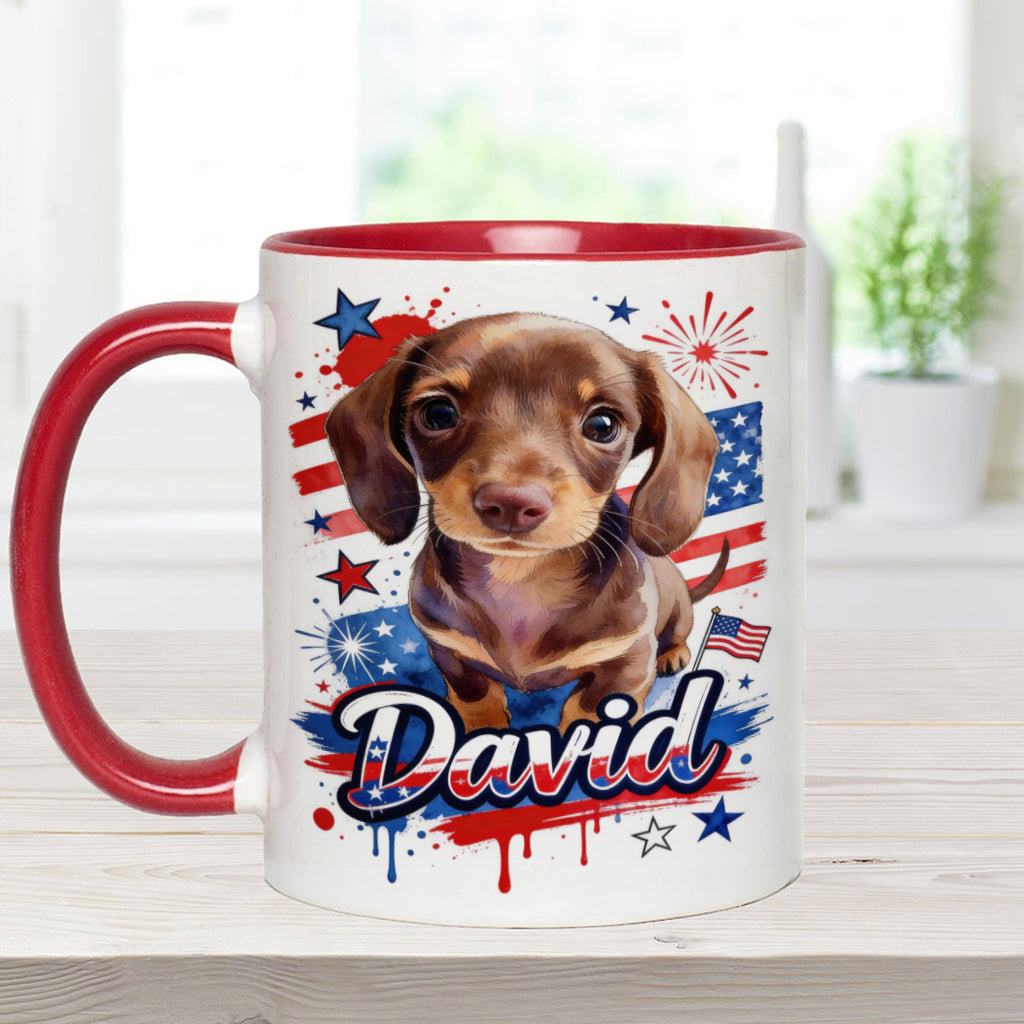Love Dog - Personalized Dog Accent Mug