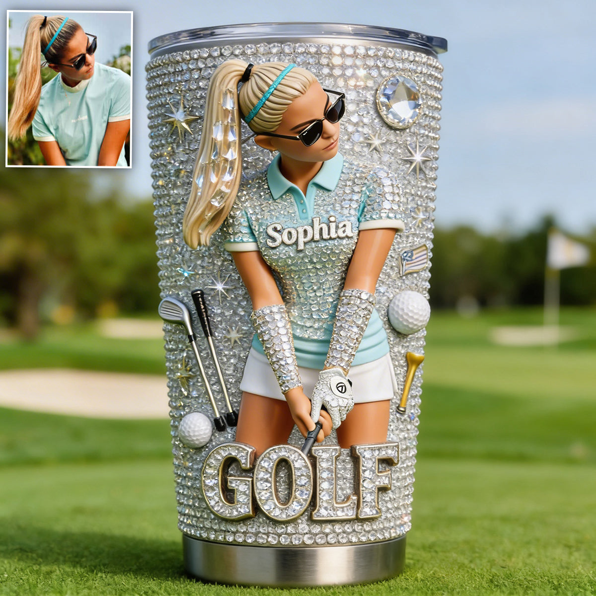 Love Golf - Personalized Golf Tumbler