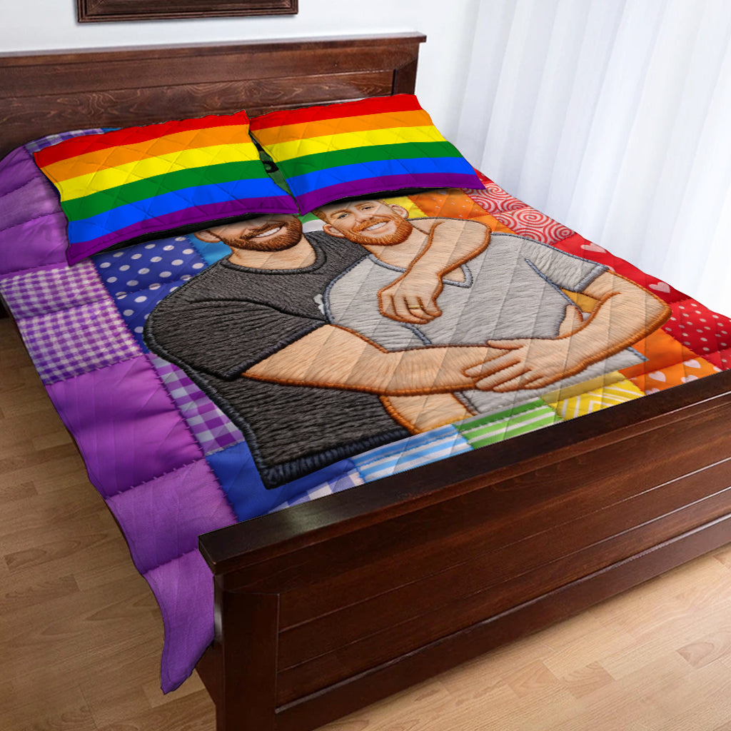 You & Me We Got This - Personalized LGBT Support Quilt Set