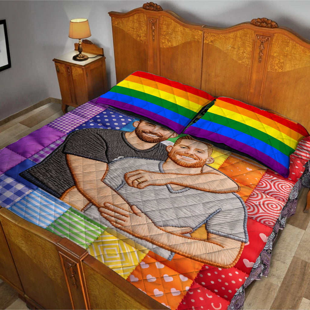 You & Me We Got This - Personalized LGBT Support Quilt Set