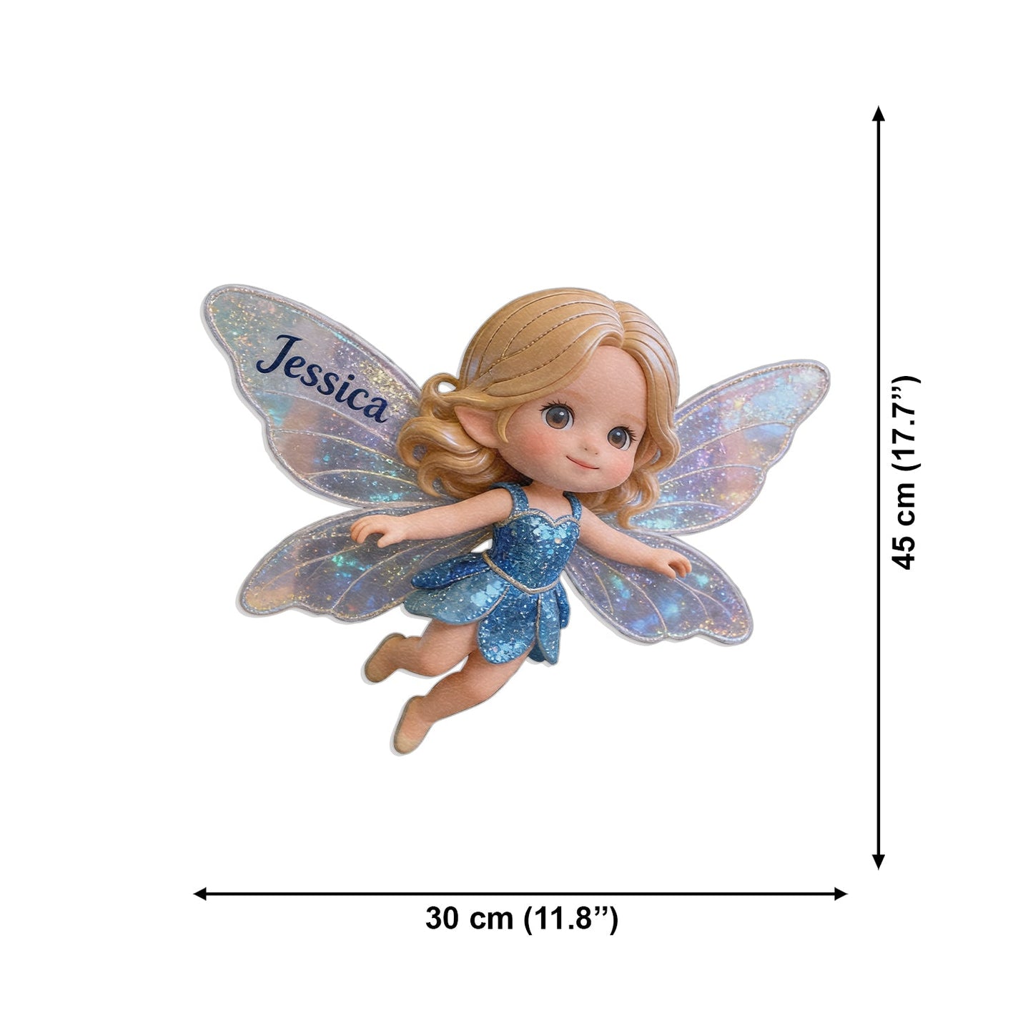 The Fairy - Personalized Kid Changeable Leather Patch Backpack