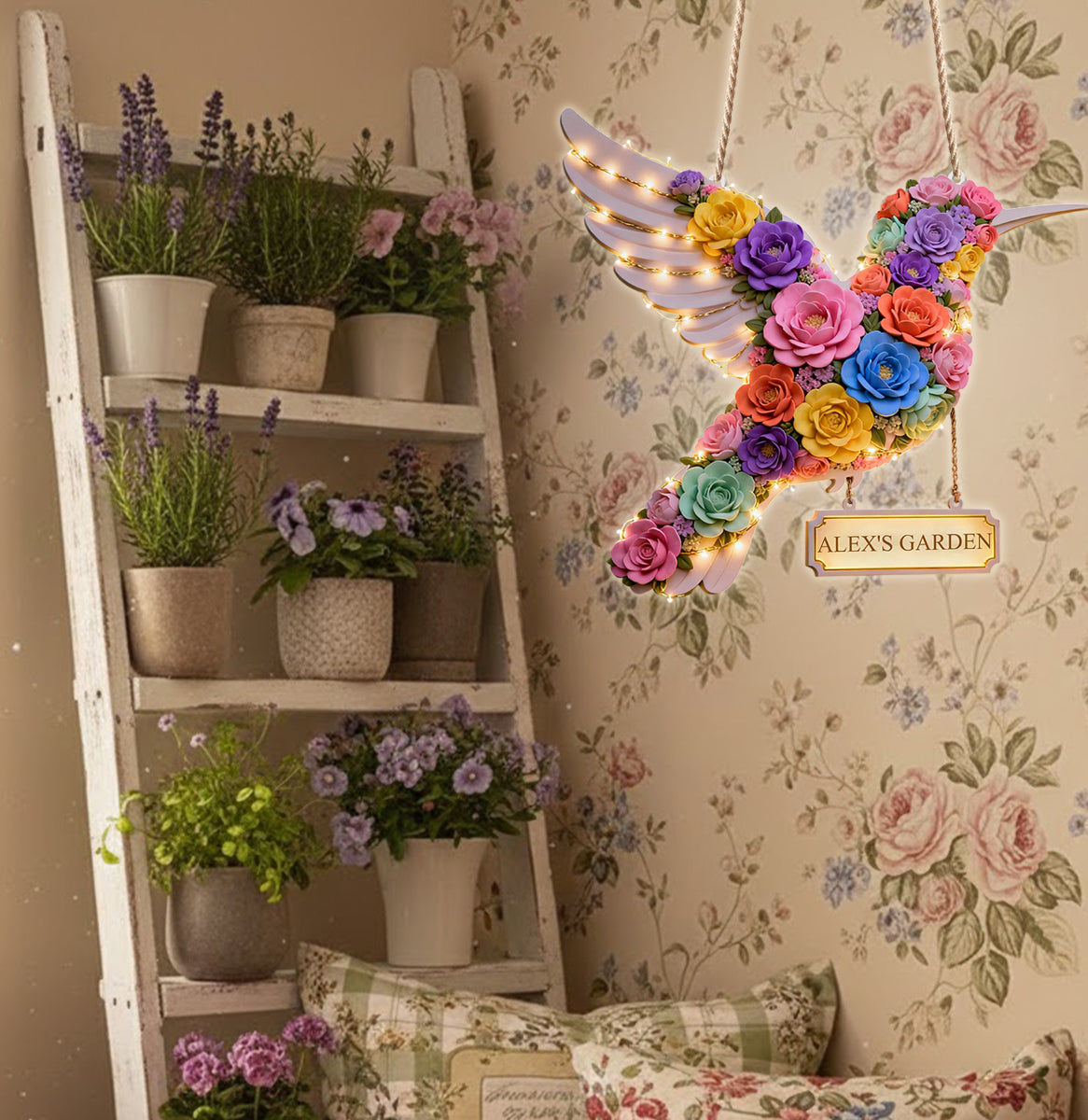 My Beautiful Garden - Personalized Gardening LED Light Acrylic Sign