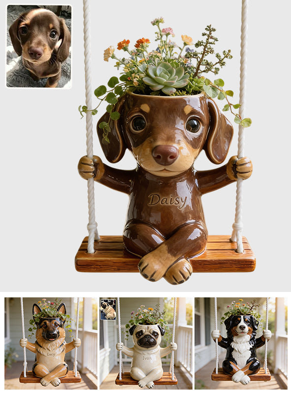 Pet Lovers - Personalized Dog Hanging Pot