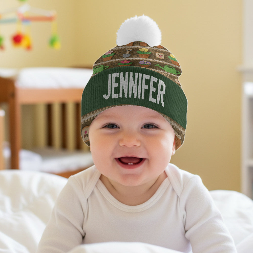 Love Gardening - Personalized Gardening Beanie Hat