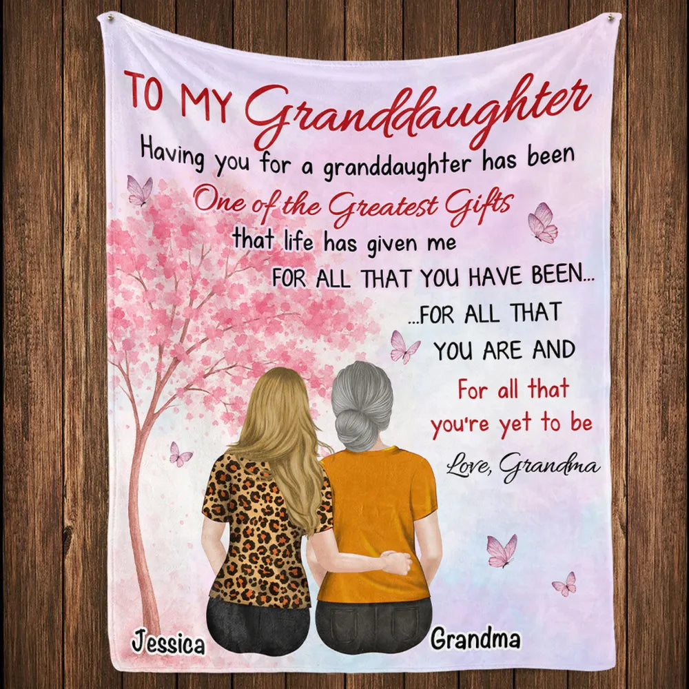 Personalized Daughter and Mom Fleece Blanket, Custom Greatest Gifts Quote, Cozy Unique Gift for Daughter