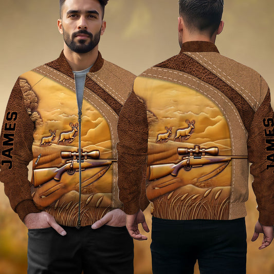 Love Hunting - Personalized Hunting Bomber Jacket
