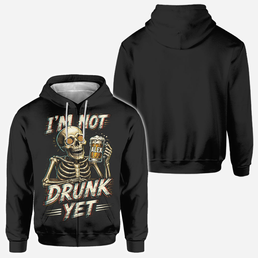 I'm Not Drunk Yet - Personalized Beer All Over Shirt