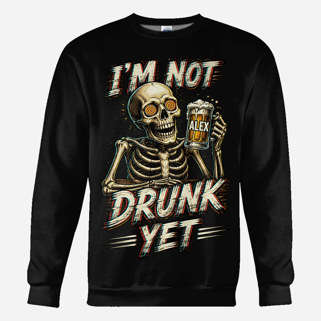 I'm Not Drunk Yet - Personalized Beer All Over Shirt