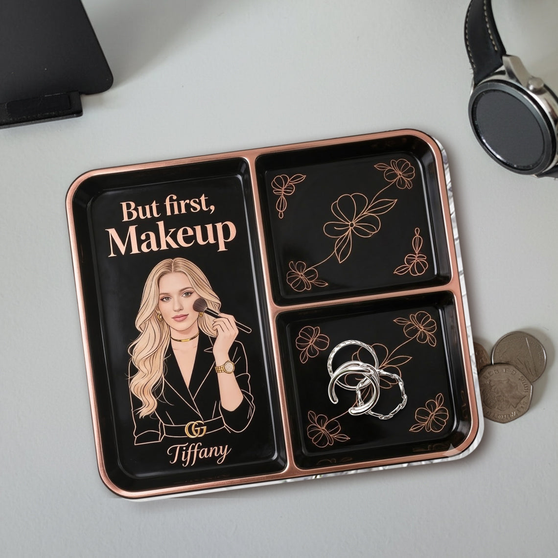Wake Up Makeup - Personalized Self Love Catch-All Tray