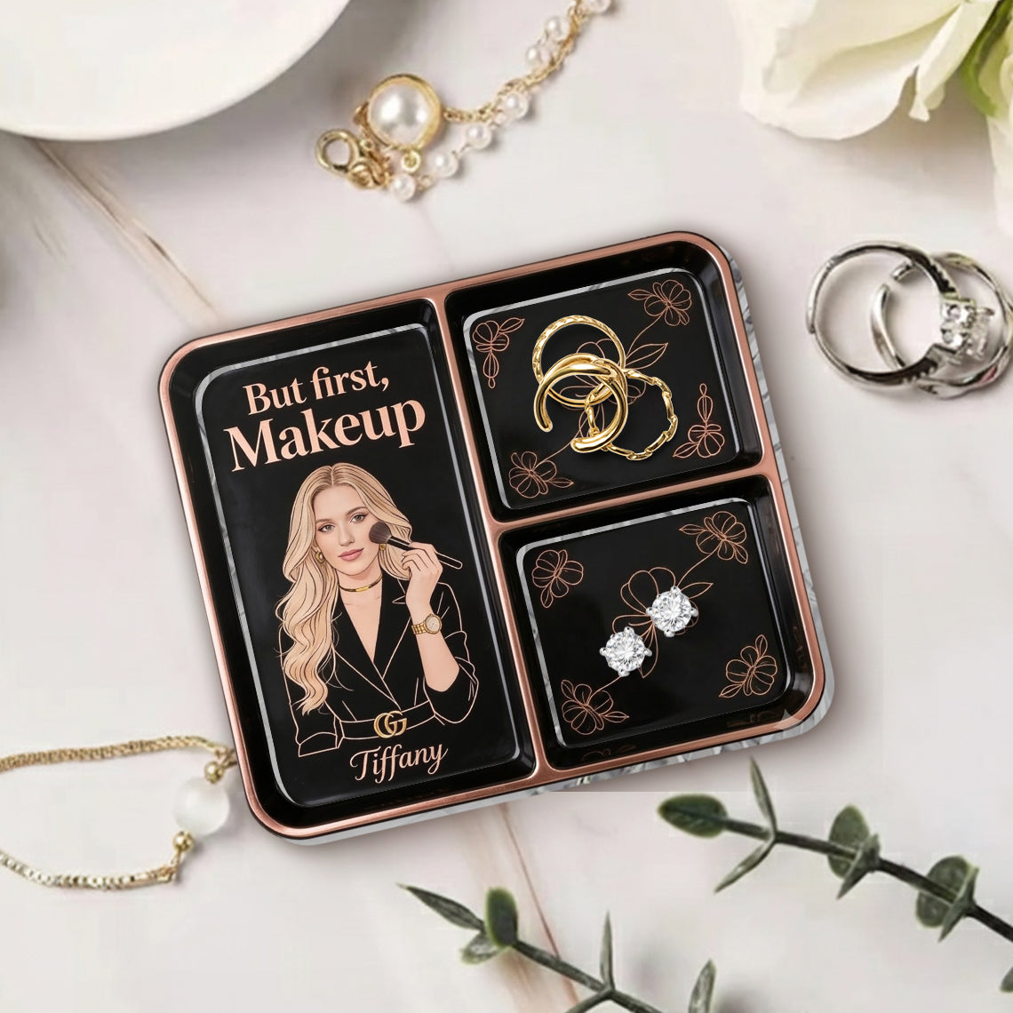 Wake Up Makeup - Personalized Self Love Catch-All Tray