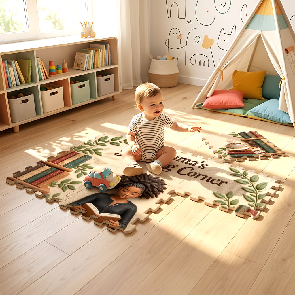 Reading Corner - Personalized Book Foam Puzzle Mat