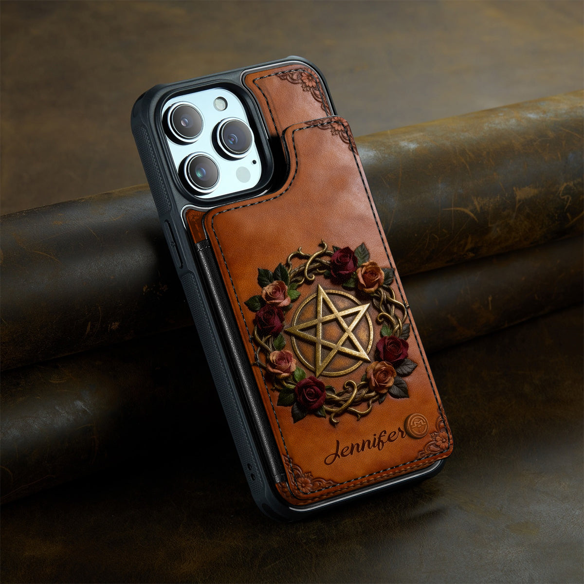 Magic Symbol - Personalized Witch Fully Printed Wallet Phone Case