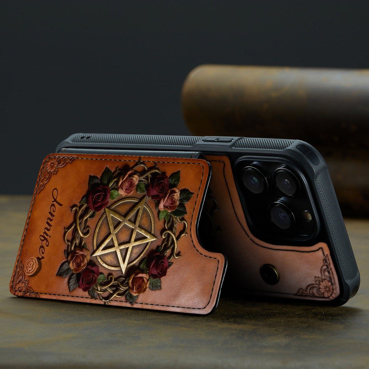 Magic Symbol - Personalized Witch Fully Printed Wallet Phone Case