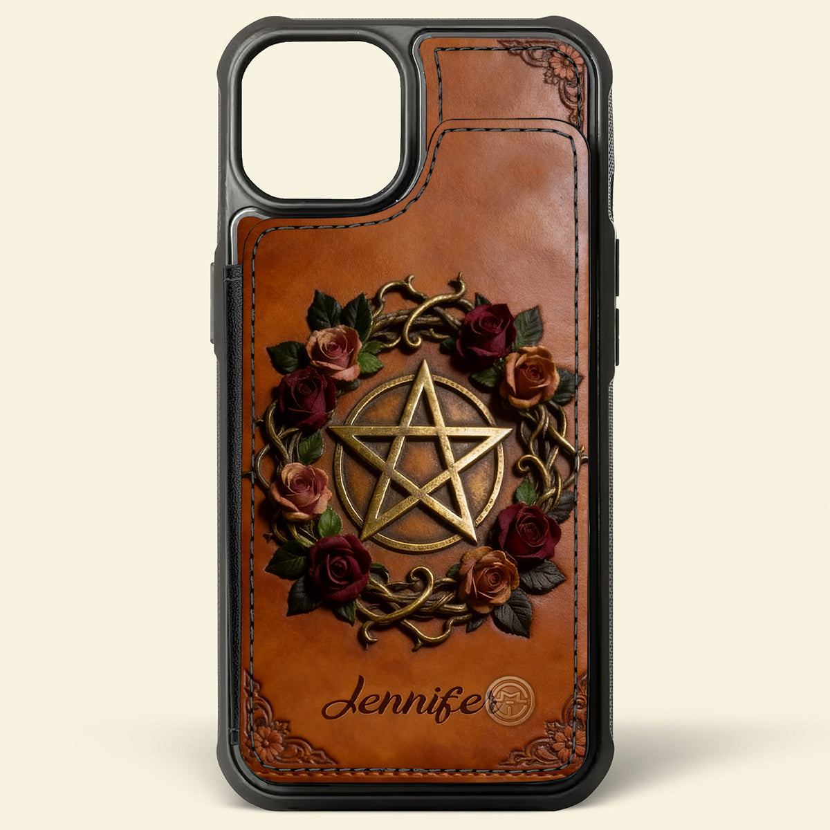 Magic Symbol - Personalized Witch Fully Printed Wallet Phone Case