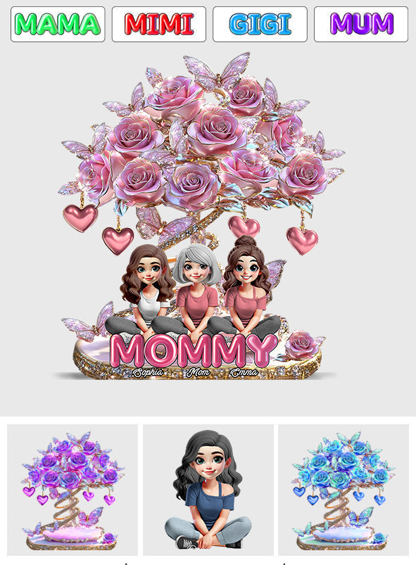 Best Mom Ever - Personalized Mother Custom Shaped Acrylic Plaque