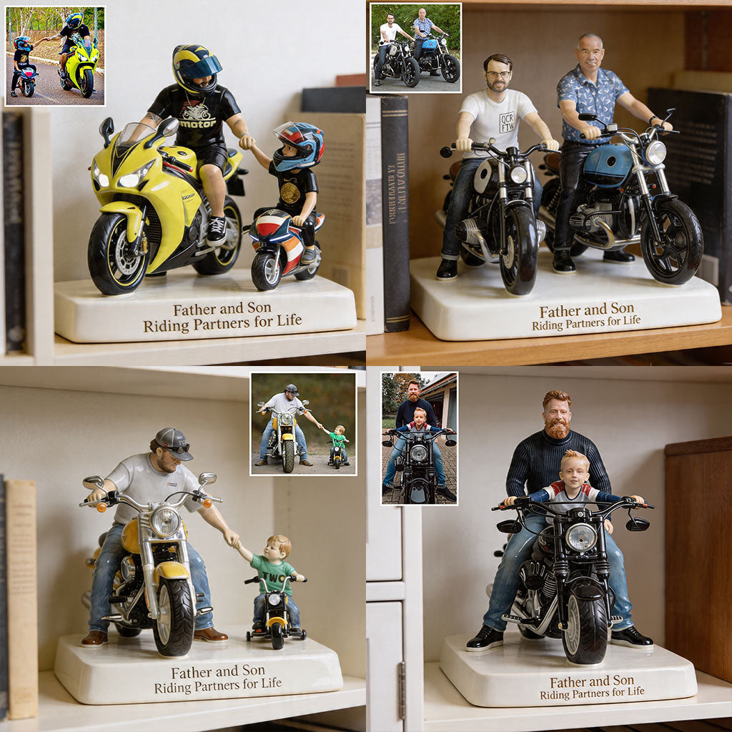 Riding Partners For Life - Personalized Biker Custom Shaped Acrylic Plaque