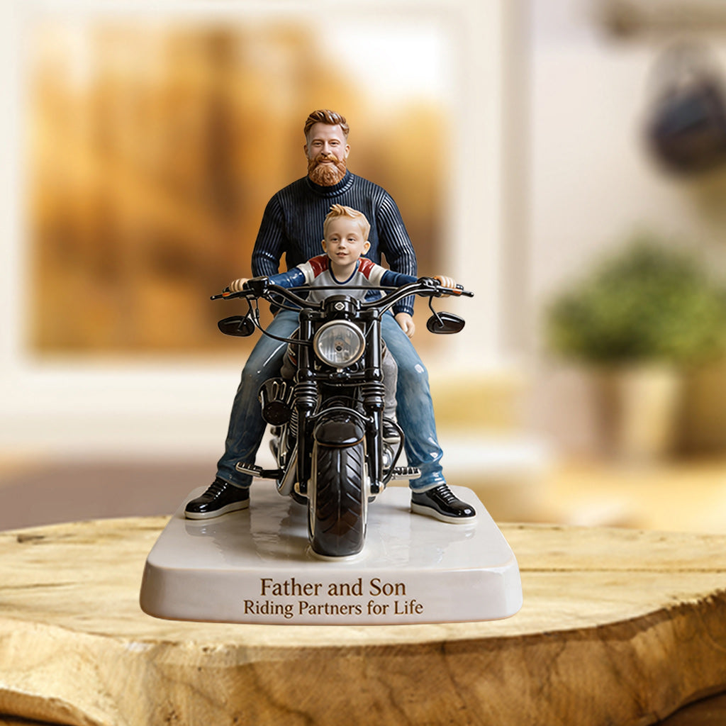 Riding Partners For Life - Personalized Biker Custom Shaped Acrylic Plaque