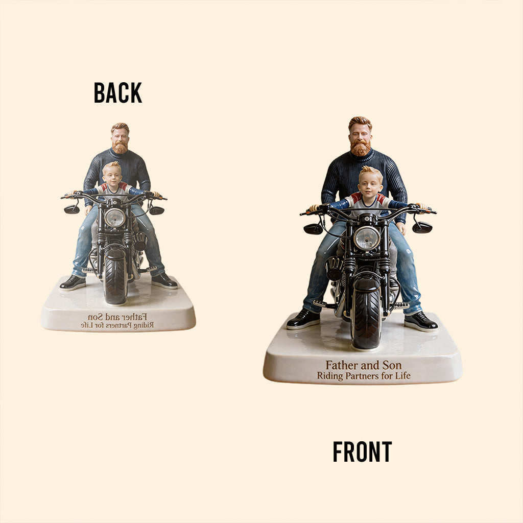 Riding Partners For Life - Personalized Biker Custom Shaped Acrylic Plaque