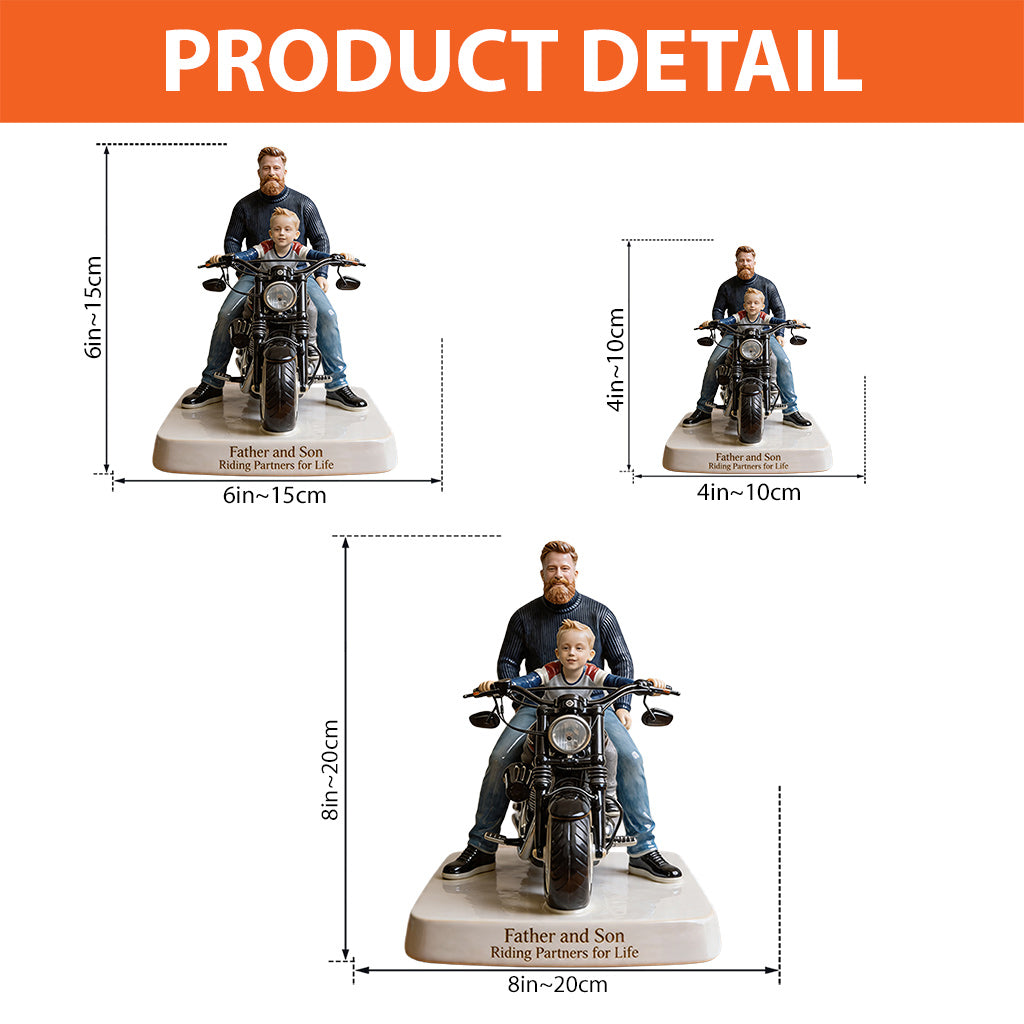 Riding Partners For Life - Personalized Biker Custom Shaped Acrylic Plaque