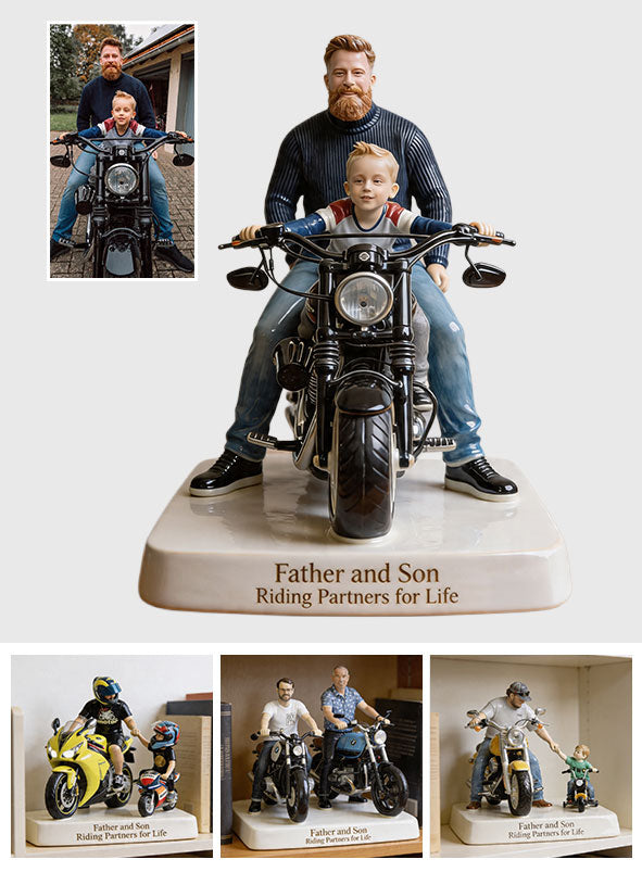 Riding Partners For Life - Personalized Biker Custom Shaped Acrylic Plaque