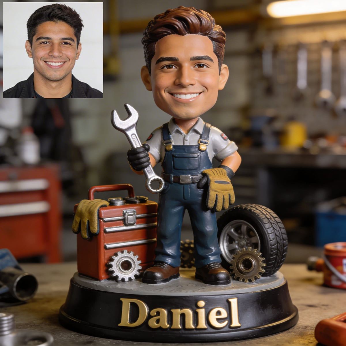Mechanic Transform Custom From Photo - Personalized Mechanic Custom Shaped Acrylic Plaque