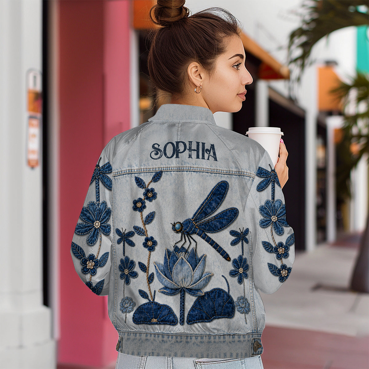 Love Dragonfly - Personalized Dragonfly Bomber Jacket