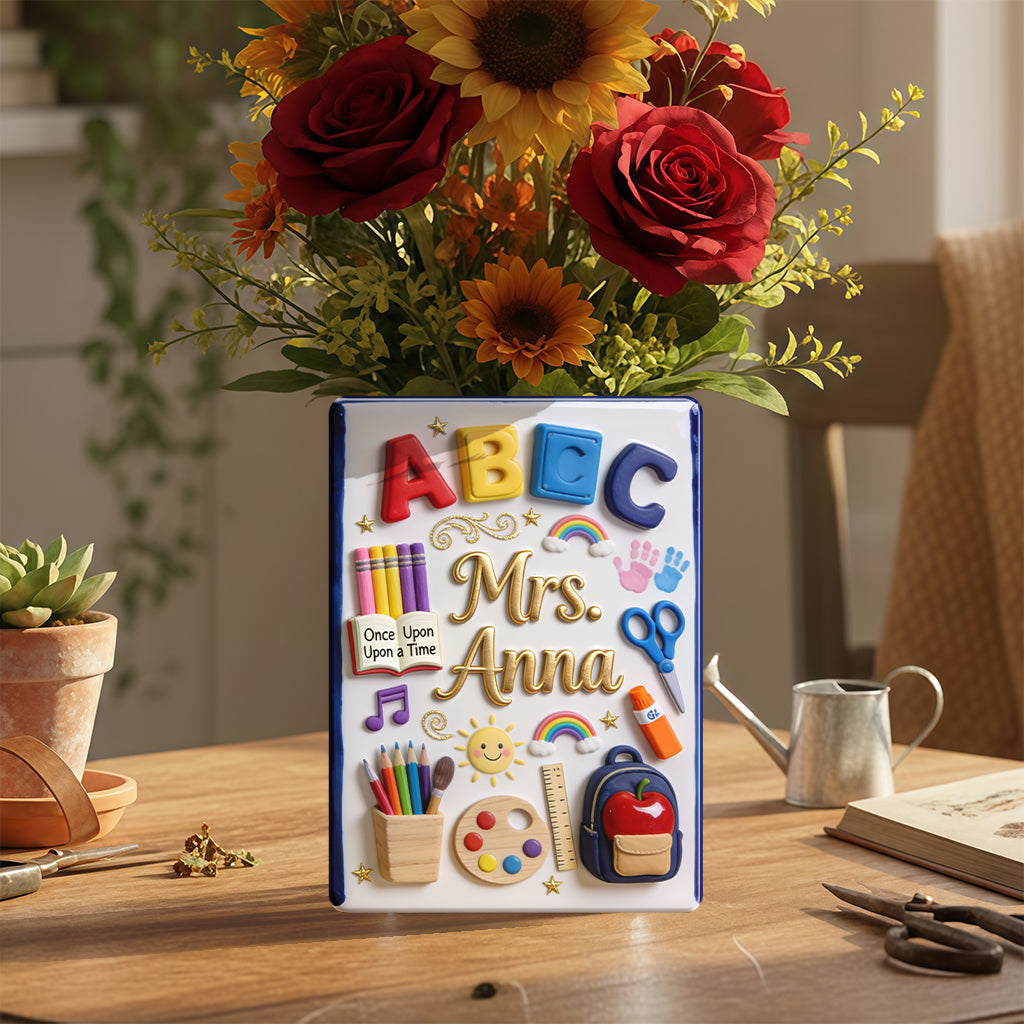 Teacher Gifts - Personalized Teacher Acrylic Pot