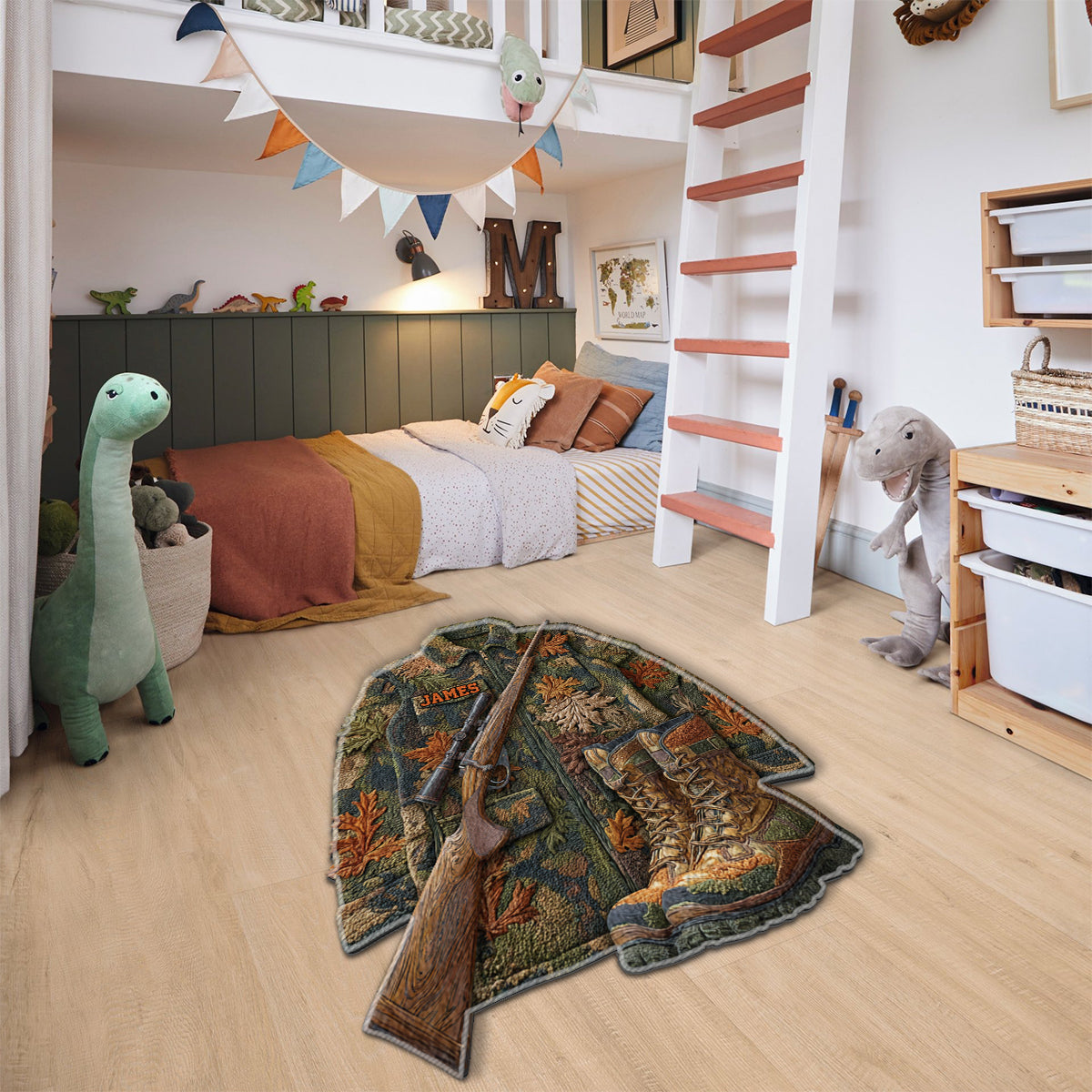 Love Hunting - Personalized Hunting Non-Slip Tufted Rug