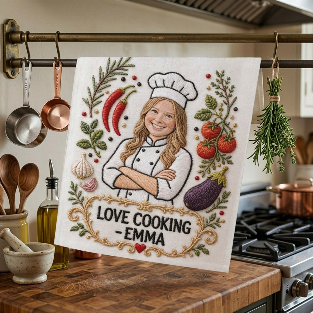 Love Cooking - Personalized Cooking Towel