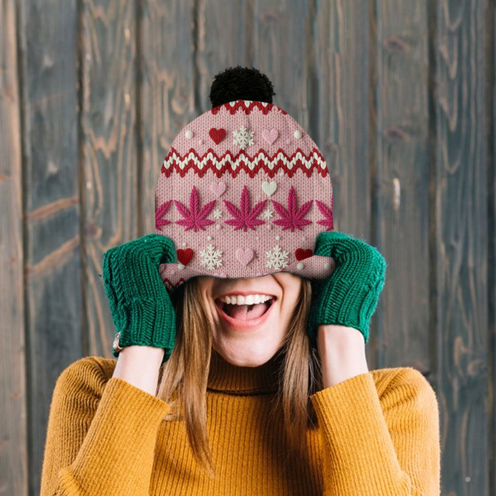 Stunning Leaf - Personalized Weed Beanie Hat