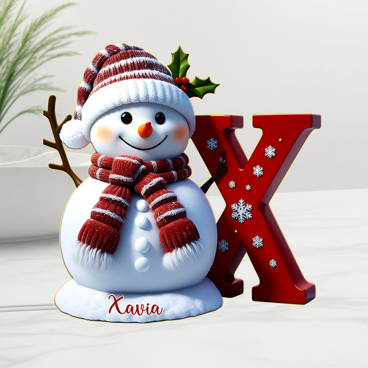 Merry Christmas - Personalized Family Acrylic LED Night Light