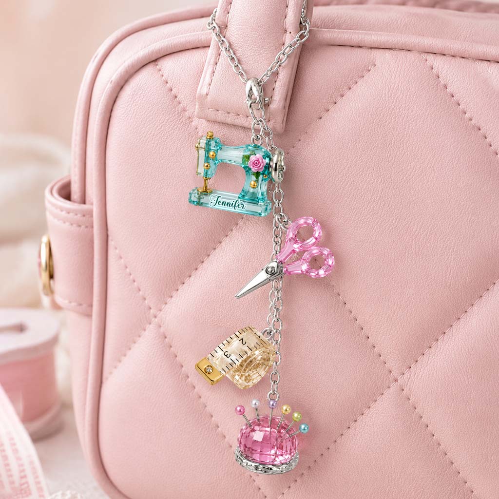 Love Sewing - Personalized Sewing Dangling Charms