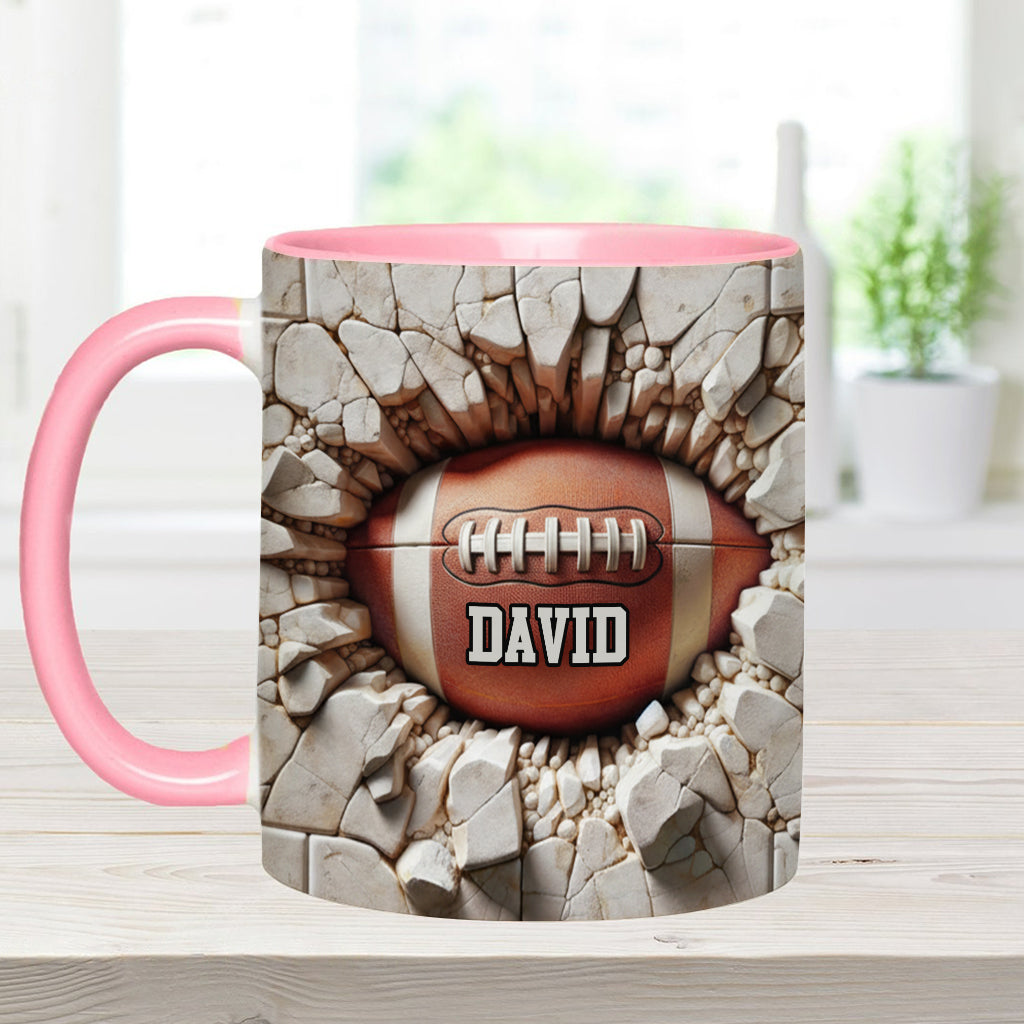 Victory Sip - Personalized Football Accent Mug