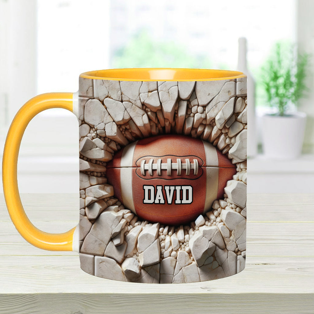 Victory Sip - Personalized Football Accent Mug